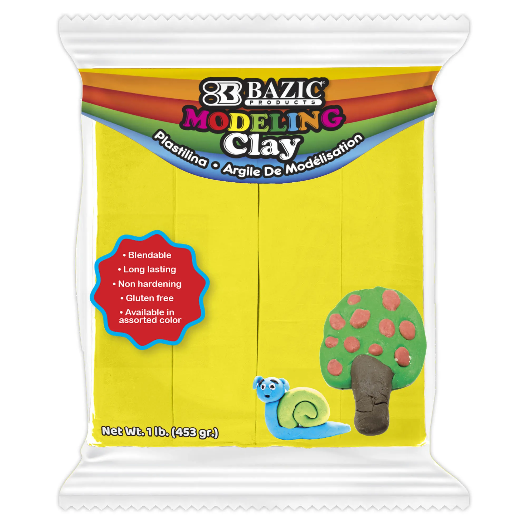 Modeling Clay 1 lb Yellow