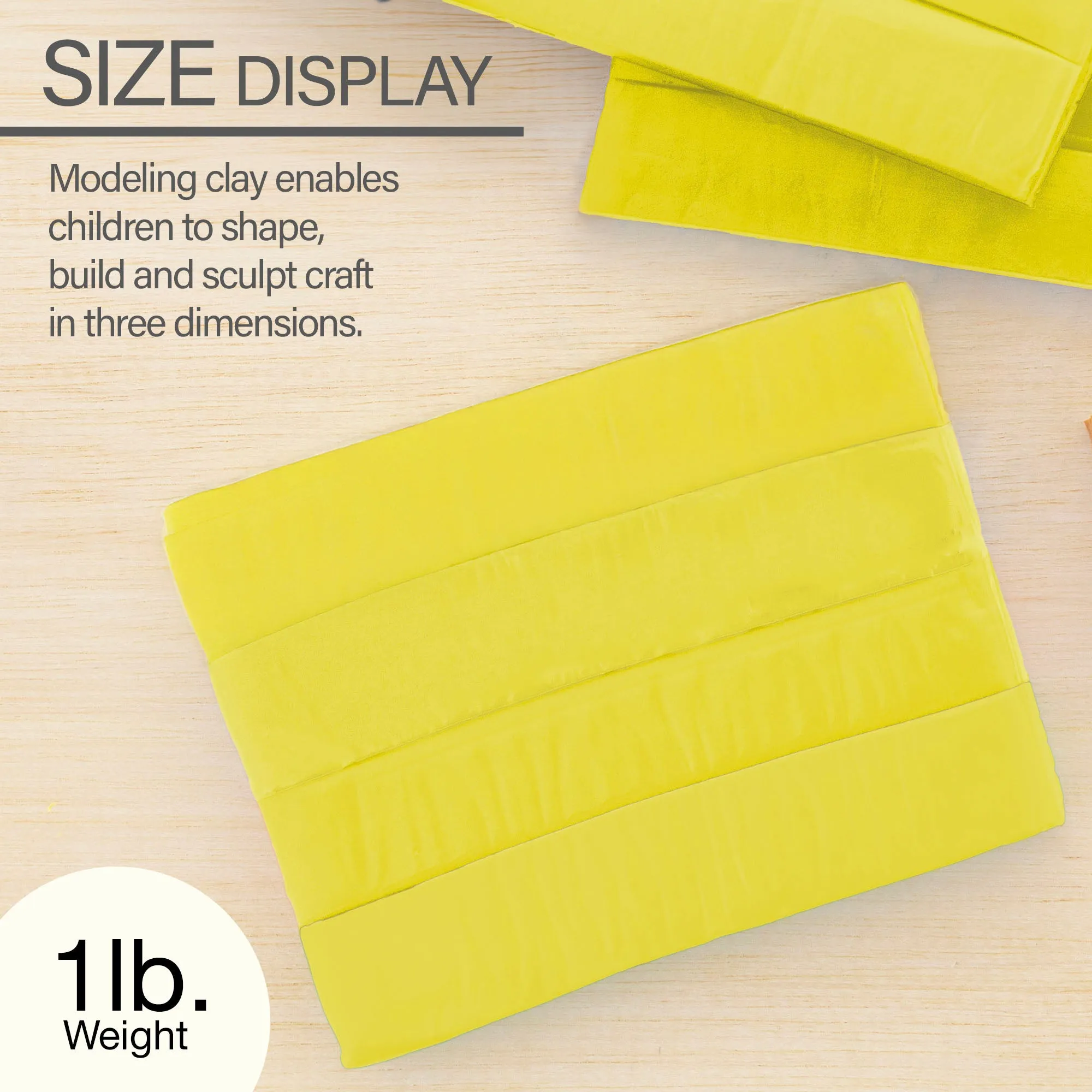 Modeling Clay 1 lb Yellow
