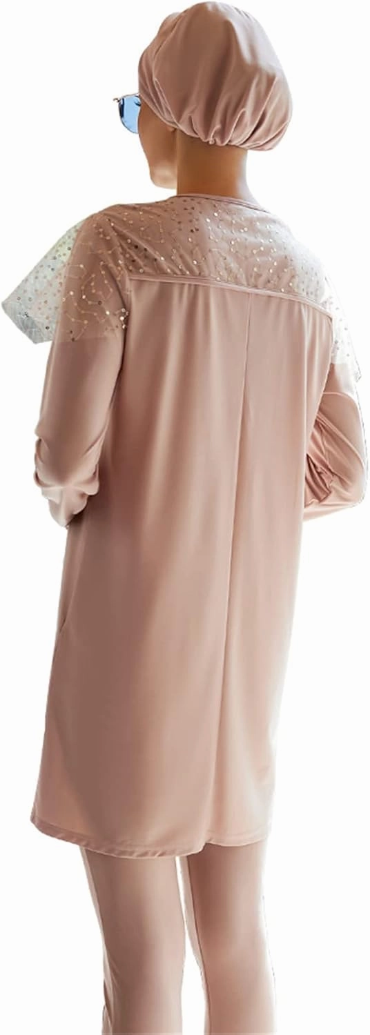 Modest Swimsuits for Women,Full Cover Swimwear Burkini Arab Islamic Hijab Bathing Suit