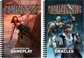 Modiphius Entertainment: Ironsworn: Starforged - Sundered Isles - Guidebooks Bundle - 2 Expansion Wirebound RPG Books, Rules & Tables, Nautical Themed