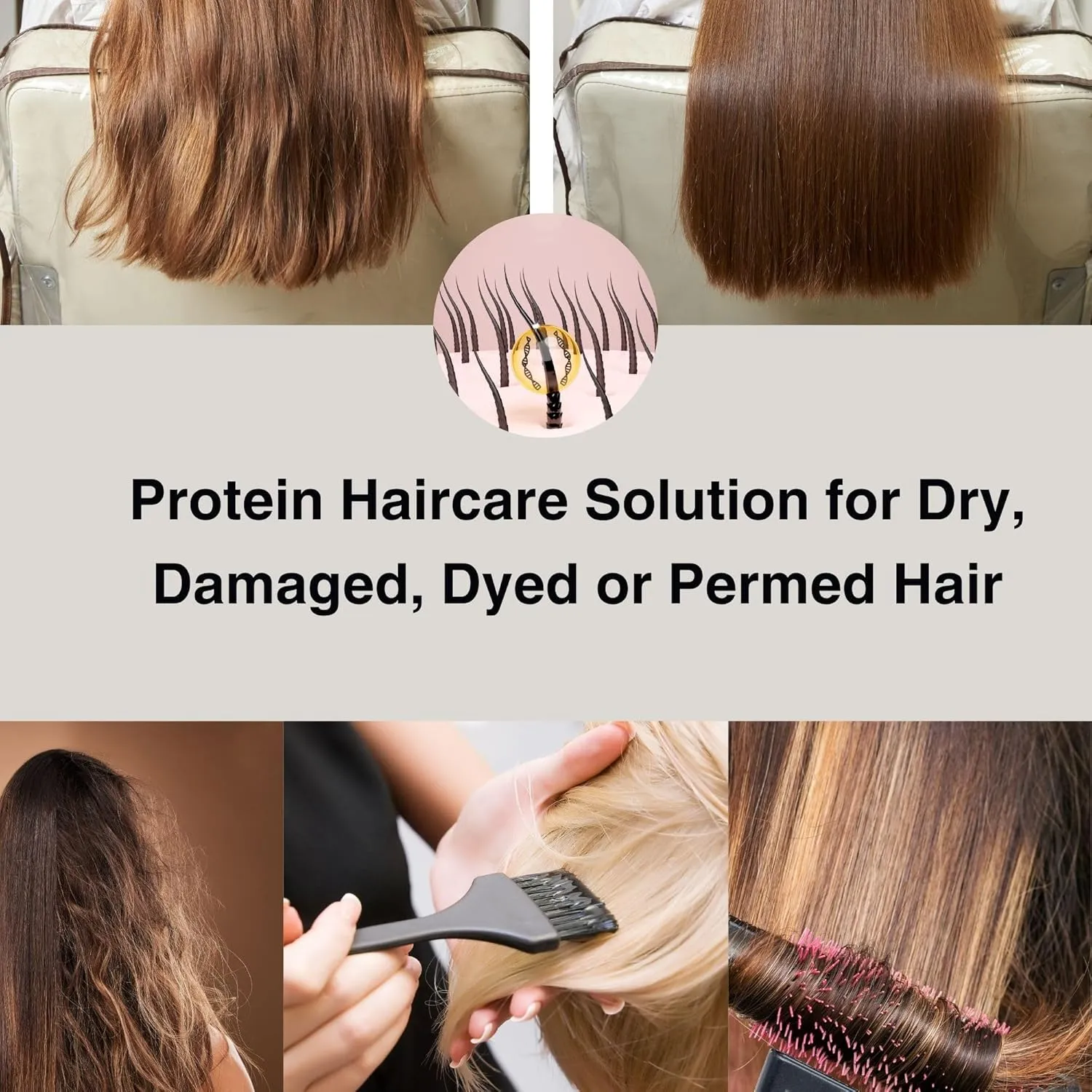 Moist Diane Sulfate Free Shampoo and Conditioner Set for Damaged Hair, Keratin Shampoo & Conditioner for Women & Men with Argan Oil & Collagen from Japan, Silicone Free, DAMAGE REPAIR 30.4 Fl Oz