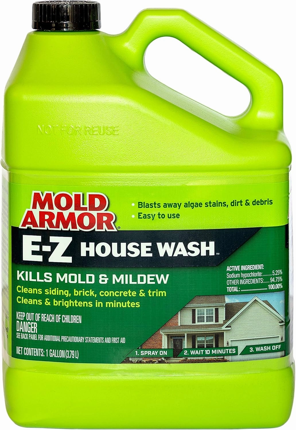 Mold Armor E-Z House Wash – Kills Mold and Mildew- 1 Gallon