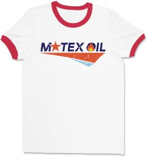 Motex Oil Logo Ringer Tee Shirt Unisex