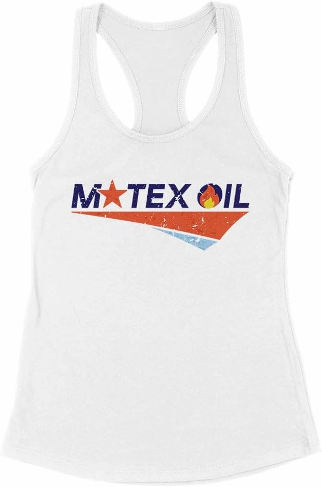 Motex Oil Logo Tank Top Fitted Racerback Women's