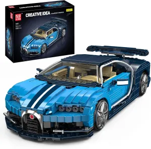 Mould King 10111 Sports Car Building Kits, Scale Model Race Car for Adults, Classic Super Cars Display Model, Collectible Set for Adults to Build, Toys for Teen Boys Girls (1222 PCS)