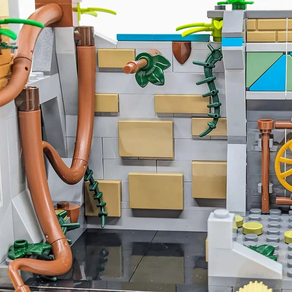 Movie MOC Temple of the Golden Idol Bricks Toy