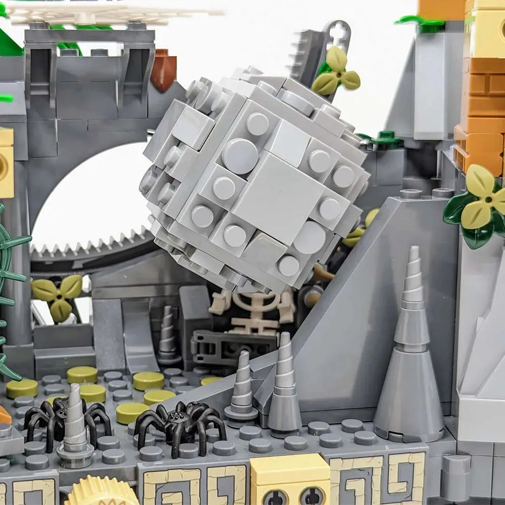 Movie MOC Temple of the Golden Idol Bricks Toy