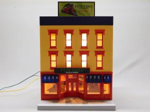 MTH Fun TIME Train & Hobby 3-Story City Building 30-90659, 30-90660
