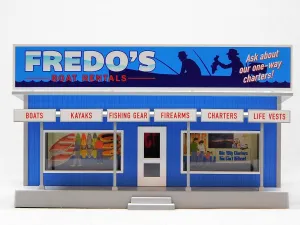 MTH RAILKING FREDO'S Boat RENTALS Road Side Stand Building O Gauge 30-90629