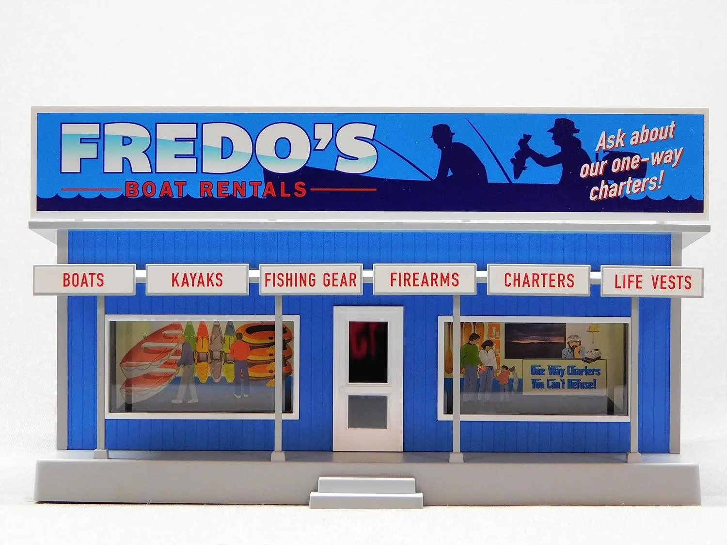 MTH RAILKING FREDO'S Boat RENTALS Road Side Stand Building O Gauge 30-90629