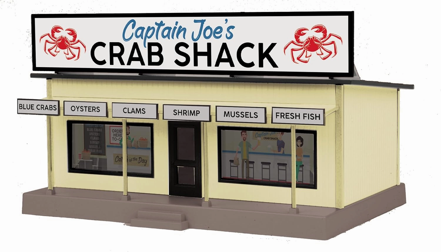 MTH Captain Joe's Crab Shack Road Side Stand O Gauge 30-90691