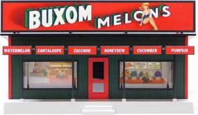 MTH RAILKING BUXOM Melons Road Side Stand Building O Gauge 30-90628