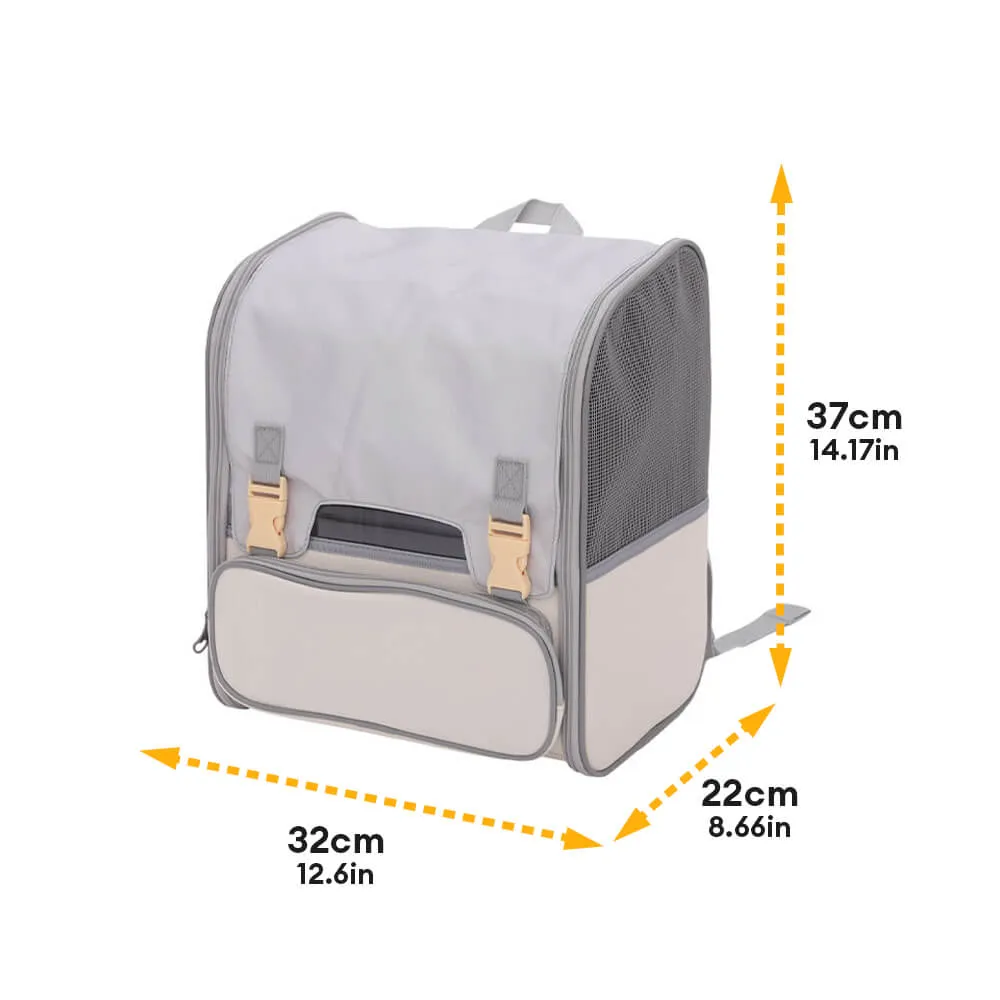 Multifunctional Fully Breathable Pet Backpack Cat Carrier Bag