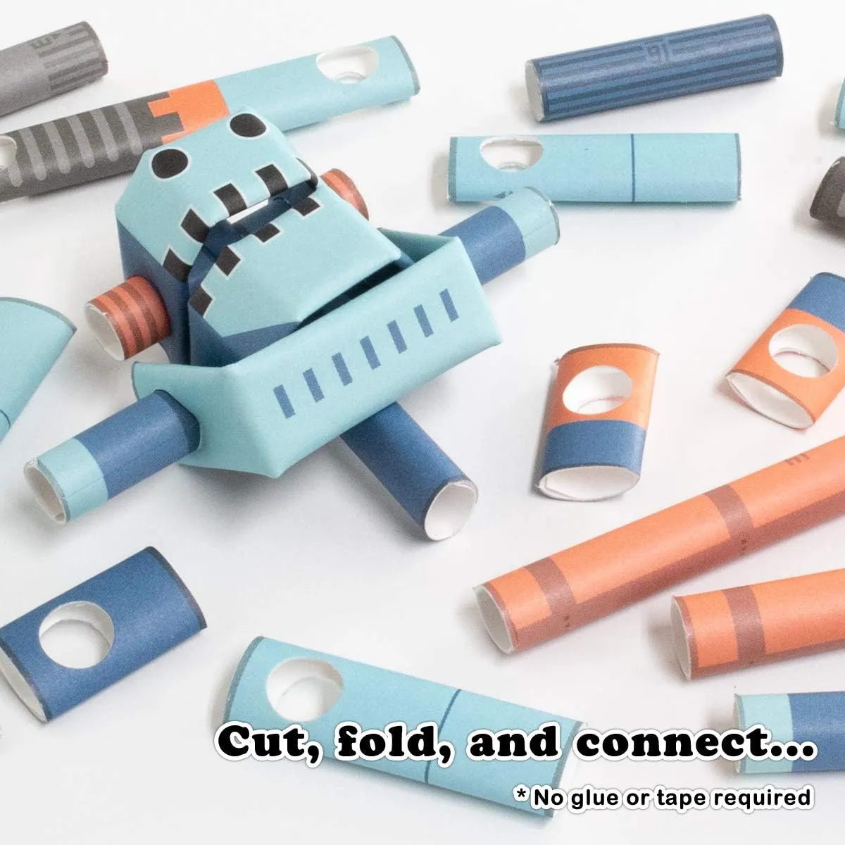 Muscle Joe - Japanese 3D Paper Puzzle DIY Robot kit for Kids and Origami Kit for Adults