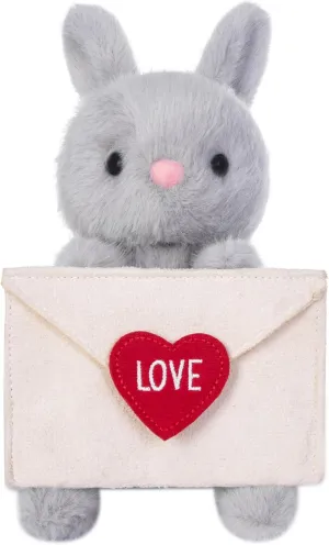 My OLi Stuffed Bunny Animals Plush 8.5in Bunny Toys with Envelope（Can Hold Stuff） for Kids Boys Girls Lover