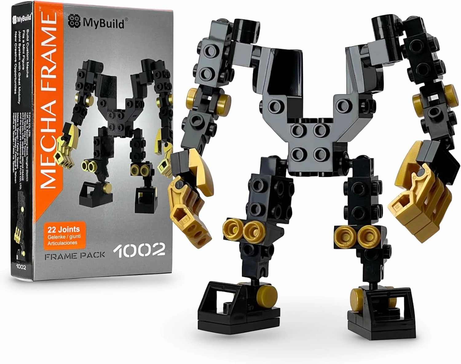 MyBuild Mecha Frame Pack 1002 - Unlock Your Mech's Potential with Exceptional Articulation and Detail Pieces for a Fully Customized Build