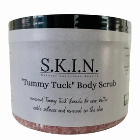 Natural Body Scrub Tummy Tuck Handmade|Rejuvenating|Firming|Smoothing|Relaxing|Renewing 10oz|S.K.I.N.by Ezgi 10 Fl Oz