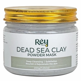 Naturals Dead Sea Clay Face Pack - 200g | Face Clay Mask for Skin Hydration & Detoxification | Minimize Blackheads & Acne | Draws Out Impurities, Dirt & Toxins From Skin