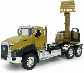 ND 1:50 Alloy Plastic Engineering Truck Excavator Model Car Diecast Kids Toy Gift Pull Back