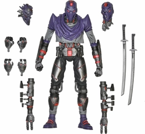 NECA - TMNT The Last Ronin Ultimate Foot Bot 7In Af, Black