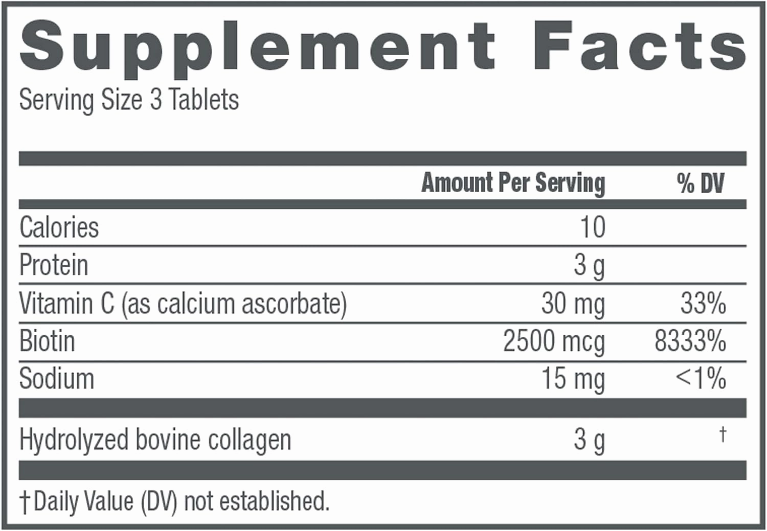 NeoCell Super Collagen With Vitamin C and Biotin, Skin, Hair and Nails Supplement, Includes Antioxidants, Tablet, 270 Count, 1 Bottle