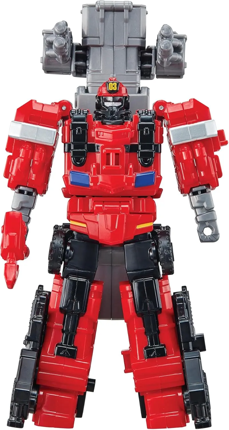 New TOBOT, Mini TOBOT L, Youngtoys Transforming Collectible Vehicle to Robot, Heroes Animation Character Toys for Kids 3 and up Transform Toys Cars, Mini Size 7-inch