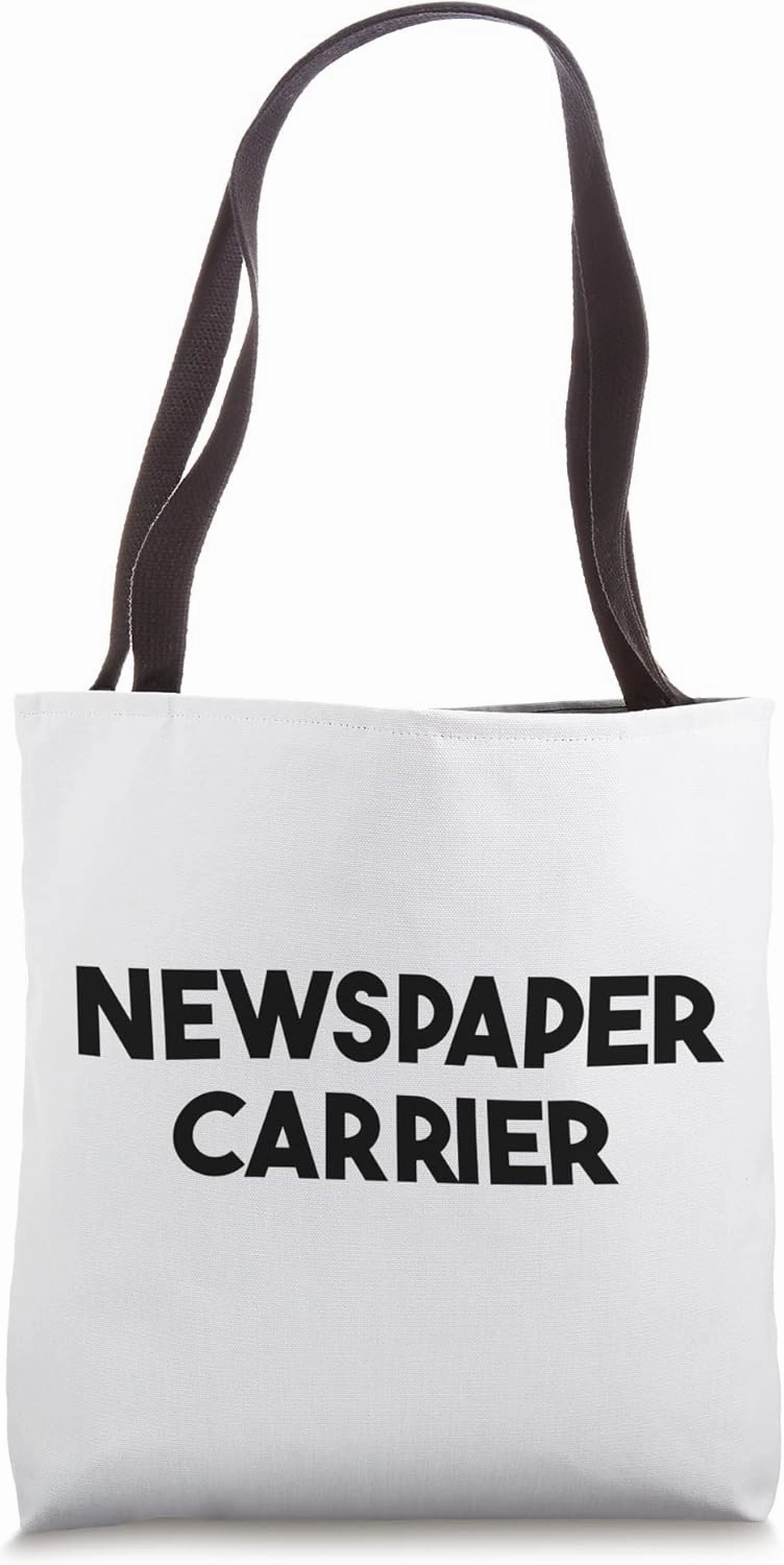 Newspaper Carrier Tote Bag