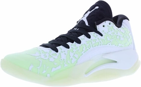 Nike Zion 3 Big Kids' Basketball Shoes (DV3869-110, White/Black/Barely Volt/White) Size 5