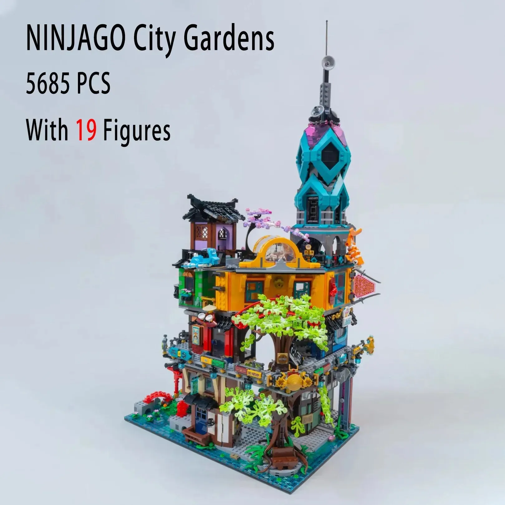 Ninjago MOC X19006 City Gardens Bricks Toys EU