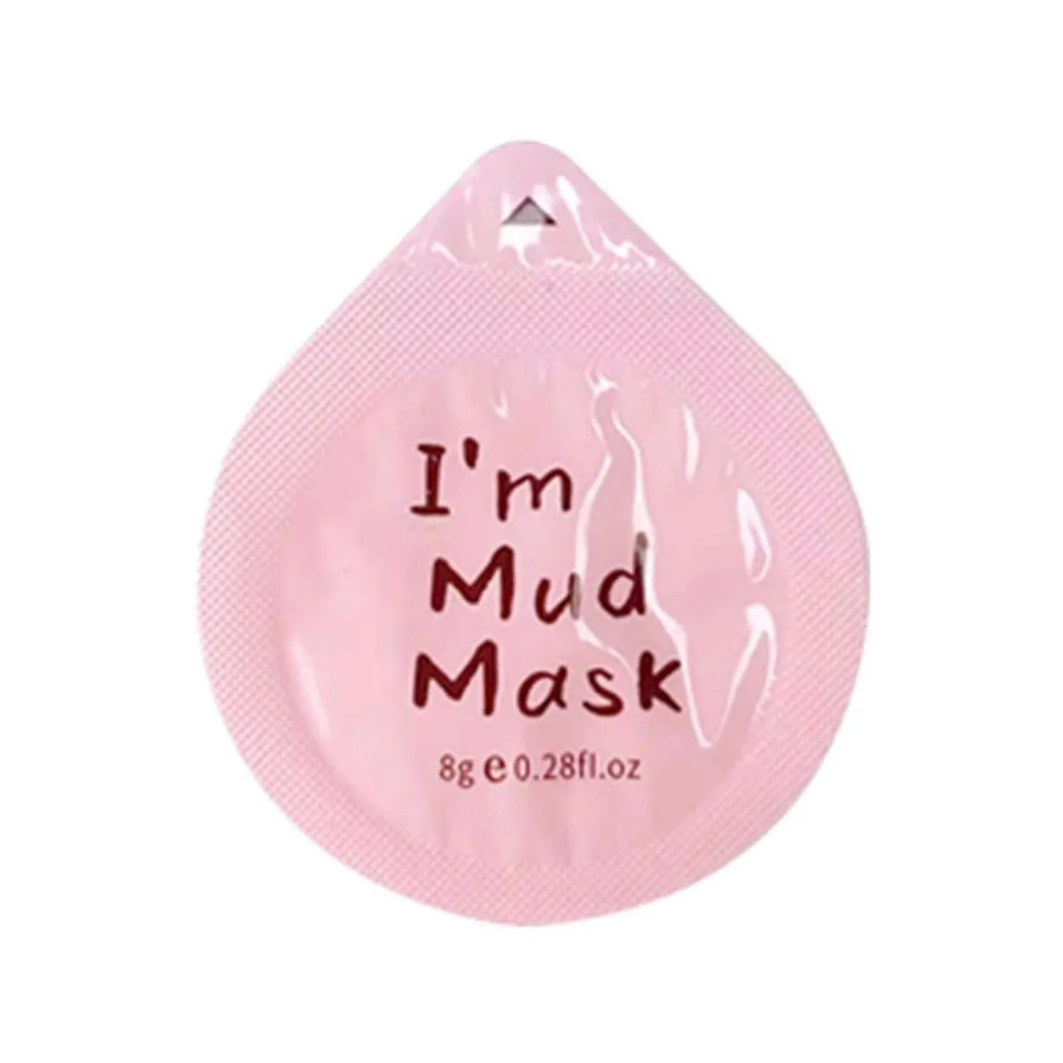 NURINA Pink Rose Clay Masks for Face Hydrating Anti-Aging Face Masks - Single Use Mud Mask – 20pcs/Bucket (ROSE PINK MUD MASK)