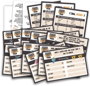 Office Party Friendly Feud Quiz, Office Family Feud Game, Team Building Games, Adult Holiday Games for Work Party, Workplace Trivia Game, Feud Trivia Quiz (O01)