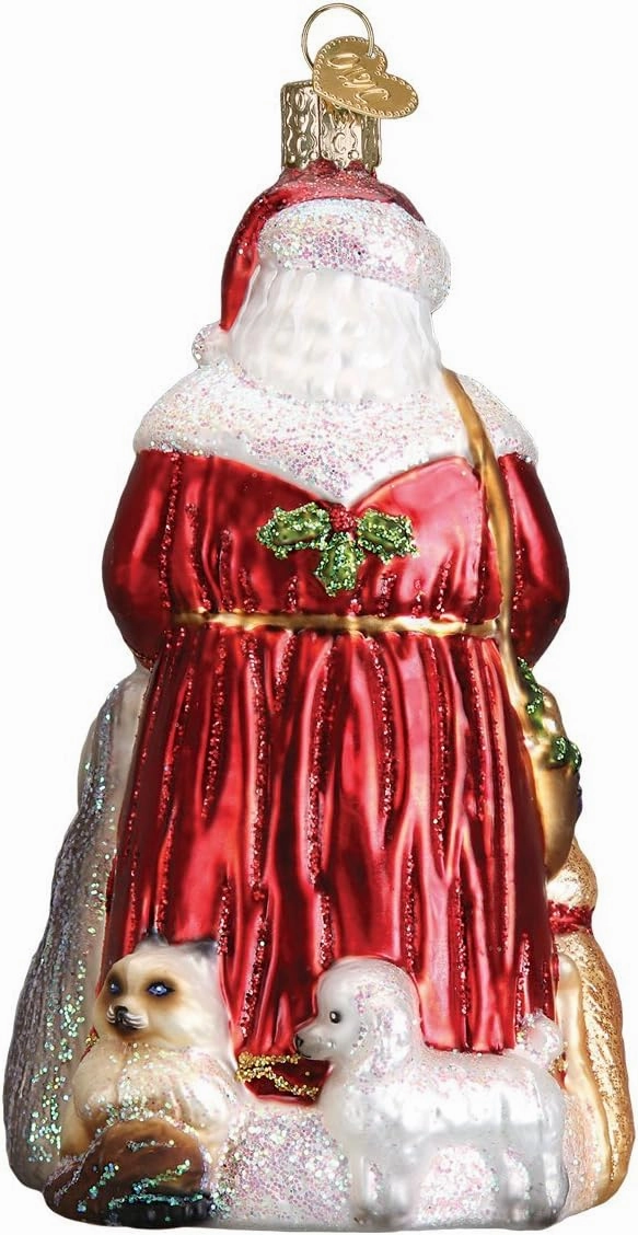 Old World Christmas Ornaments Furry Friends Glass Blown Ornaments for Christmas Tree