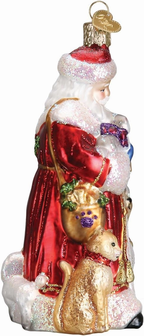 Old World Christmas Ornaments Furry Friends Glass Blown Ornaments for Christmas Tree