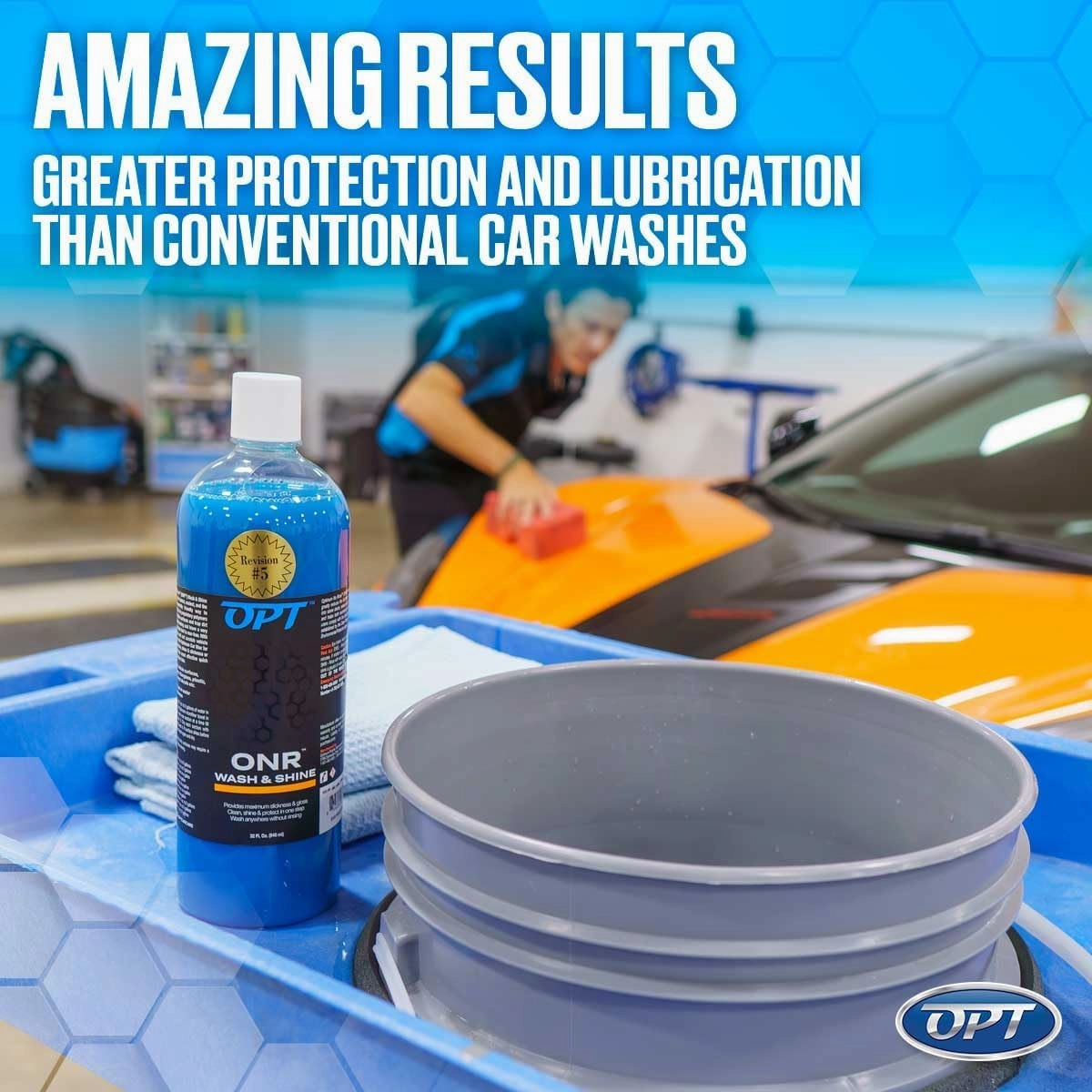 Optimum ONR, Microfiber Car Drying Towel, and BRS - Big Red Sponge Car Cleaning Kit, 32 oz. No Rinse, Car Drying Towel, and Car Wash Sponge for Detailing Cars, Trucks, Motorcycles, and More