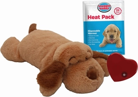 Original Snuggle Puppy Toys - Heartbeat Puppy for Dogs - Pet Anxiety Relief and Calming Aid - Comfort Dog Toys for Behavioral Training
