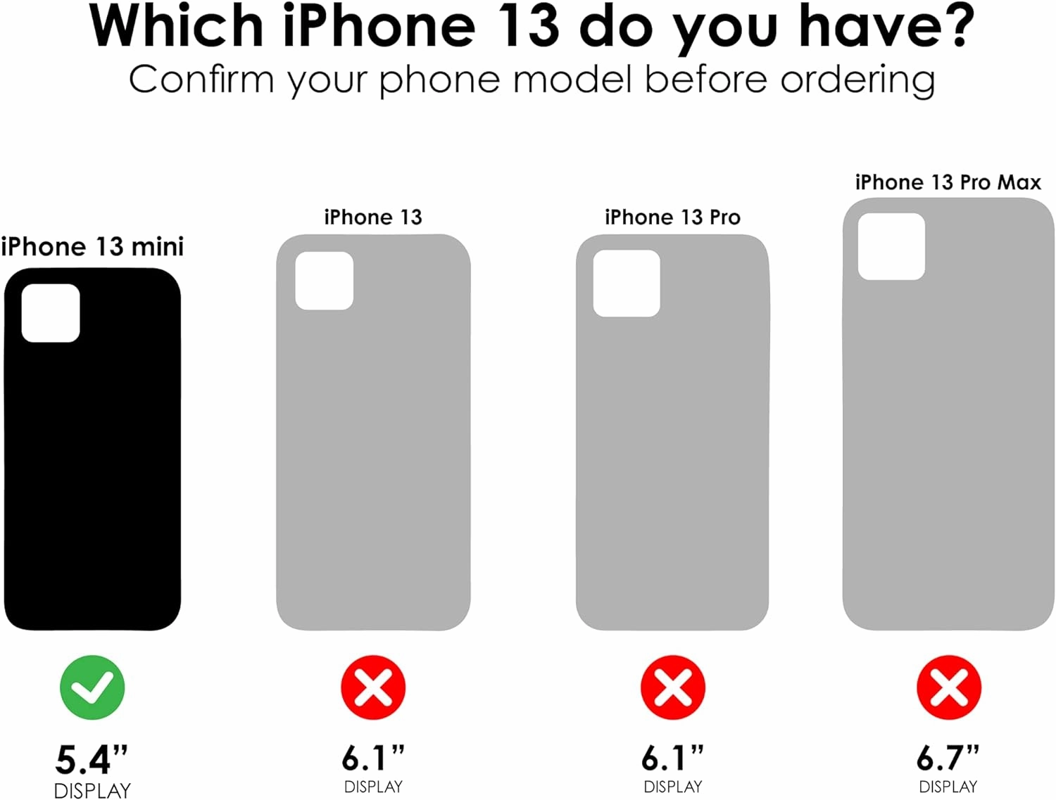 OtterBox iPhone 13 mini & iPhone 12 mini Commuter Series Case - Black, Slim & Tough, Pocket-Friendly, with Port Protection