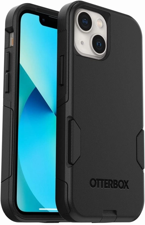OtterBox iPhone 13 mini & iPhone 12 mini Commuter Series Case - Black, Slim & Tough, Pocket-Friendly, with Port Protection