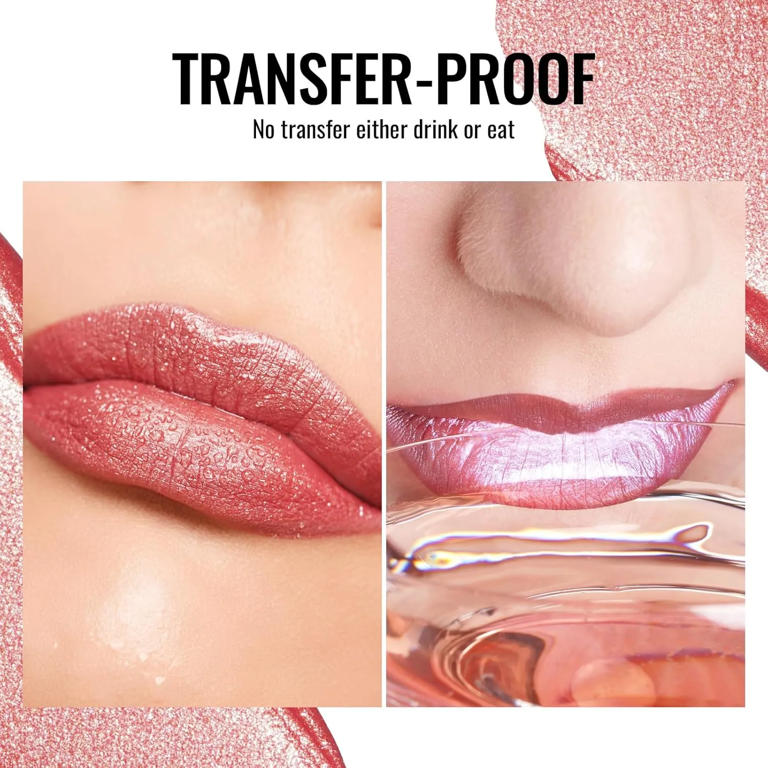 Oulac Metallic Shine Liquid Lipstick Set for Women, Dual Use for Lips & Eyeshadow, Long Lasting Lip Gloss, Metallic Matte High Impact Lip Color No Transfer Vegan Formula, 4.5ml, MD01 04 07