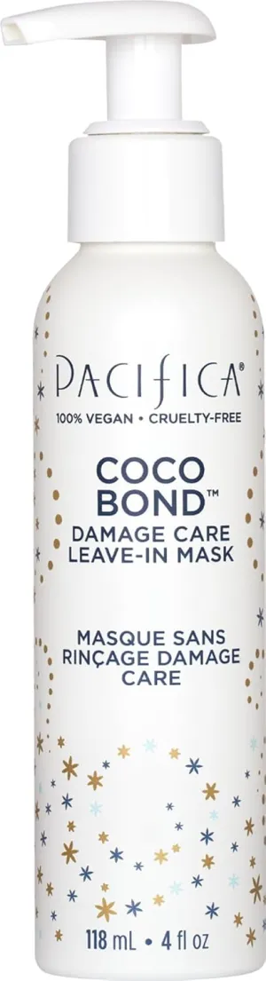 PACIFICA Beauty, Coco Bond Damage Care Leave-In Repair Mask Treatment, Dry & Damaged Hair from Bleach, Color, Chemical Services, Chlorine, & Heat, Coconut, Vegan