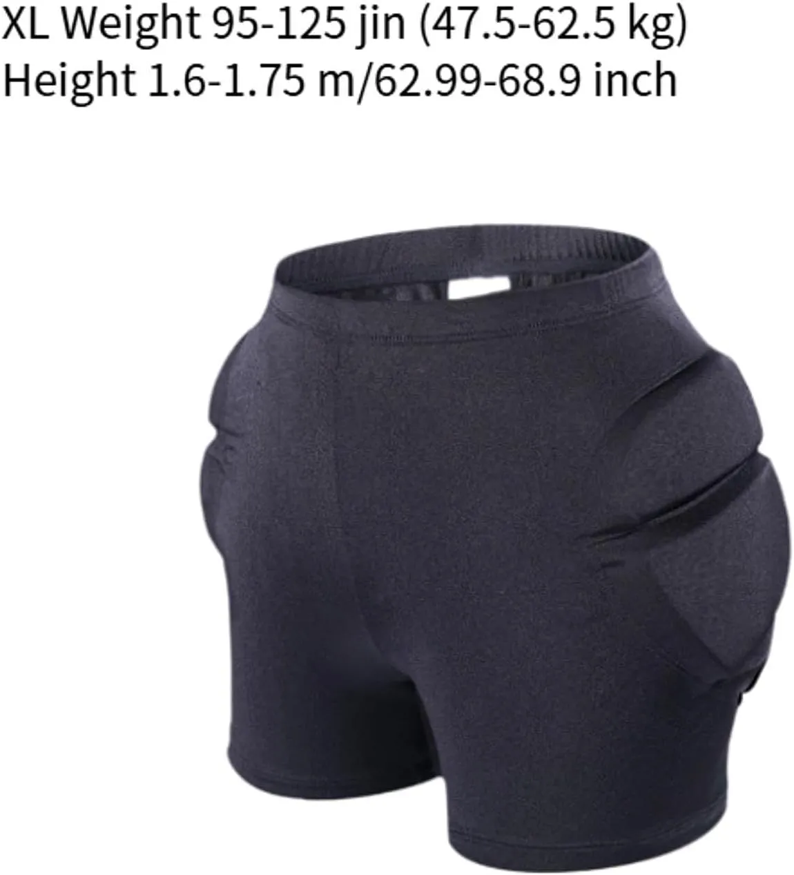 Padded Shorts Hip Protection Pads Sponge 3D Padded Hip Protector Skating Protective Gear for Skateboarding Roller Skating Ski