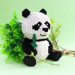 Panda Micro Building Blocks Animal Mini Building Toy Bricks, 3689 Pieces Panda Assembled Toy Building Blocks Mini Micro Educational Animals 3D Diamond Bricks Constructor Toys for Children Gifts