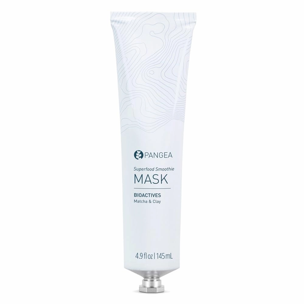 Pangea Organics - Natural Matcha   French Clay Superfood Smoothie Face Mask | Vegan, Non-Toxic, Sustainable Clean Beauty (Aluminum Tube, 4.9 oz | 145 ml)