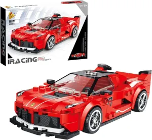 PANLOS FXX Race Car Models Building Toys with Mini Figurine Collectible Super Car Building Blocks Kit Racing Car Toy Gifts for Kids Boys and Adult