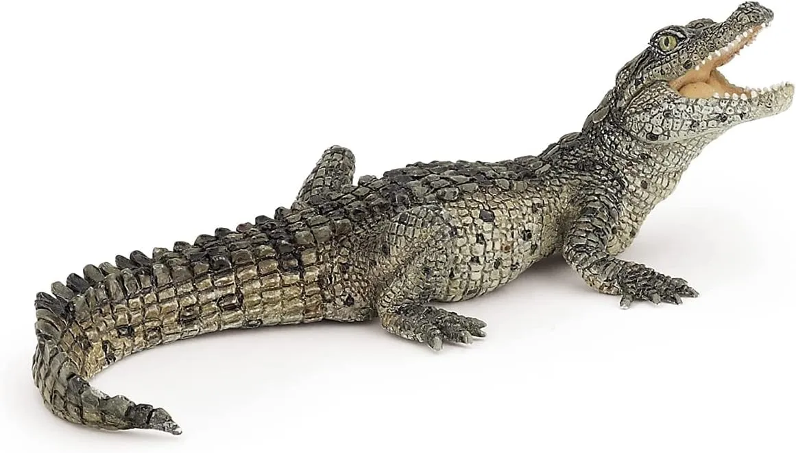 Papo Baby Crocodile Figure, Multicolor