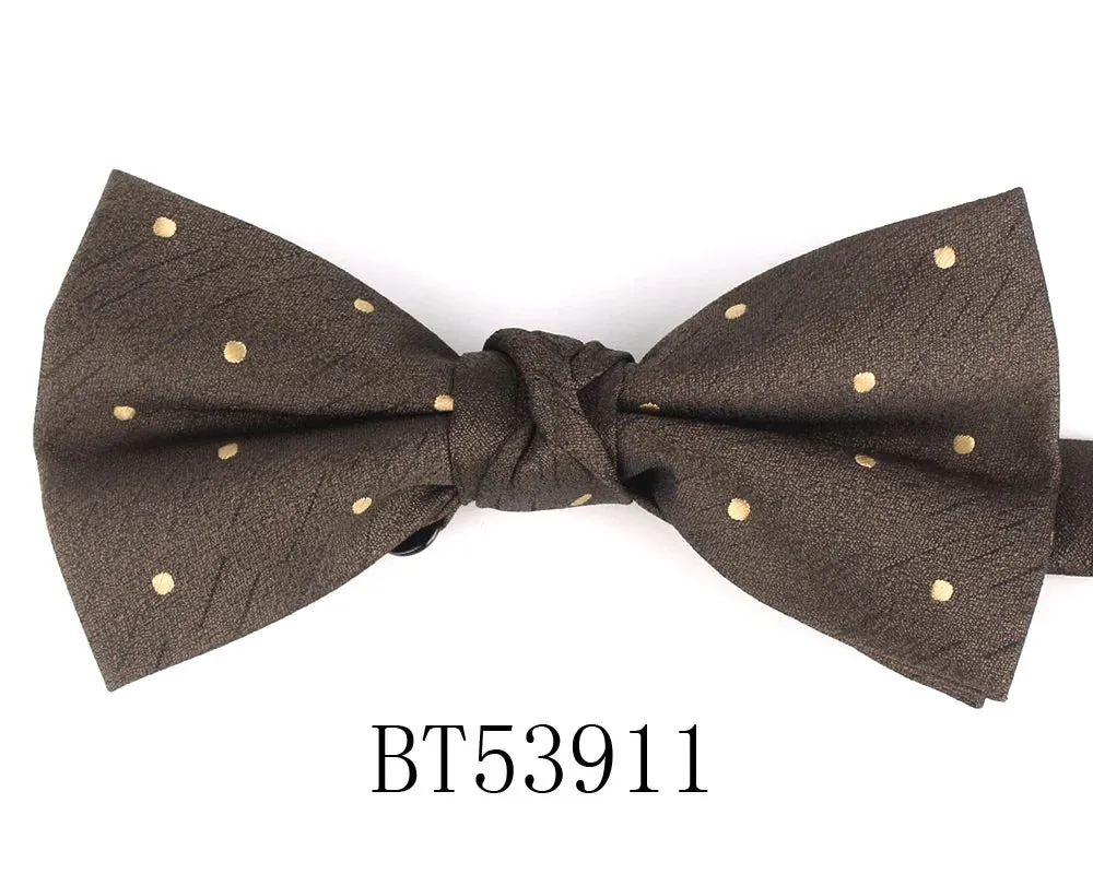 Parent-Child Shiny Gold Glitter Bowtie Set