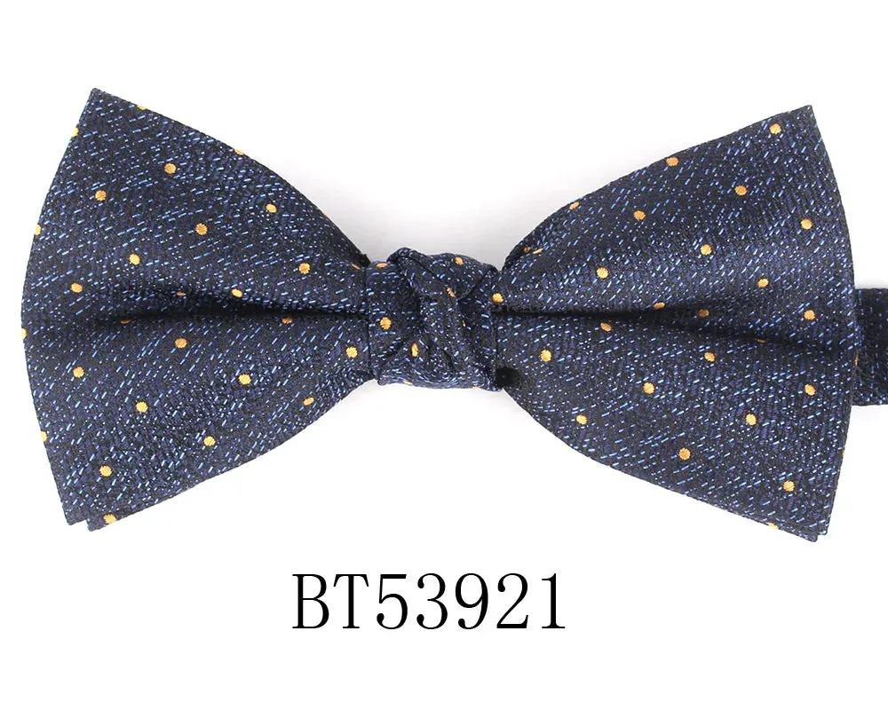 Parent-Child Shiny Gold Glitter Bowtie Set