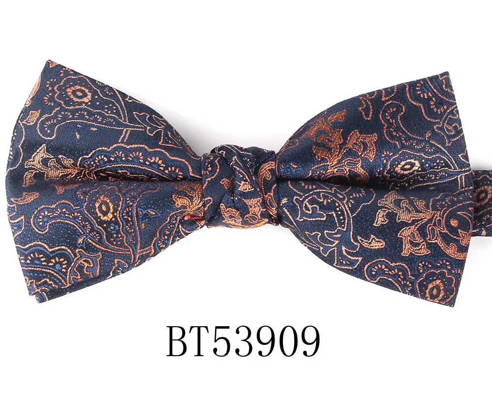 Parent-Child Shiny Gold Glitter Bowtie Set