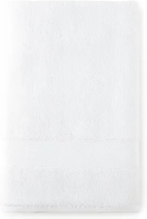 Peacock Alley Diamond 6 Piece Towel Set - Luxurious 100% Long-Staple Turkish Cotton - Soft, Absorbent & Fast Drying, White