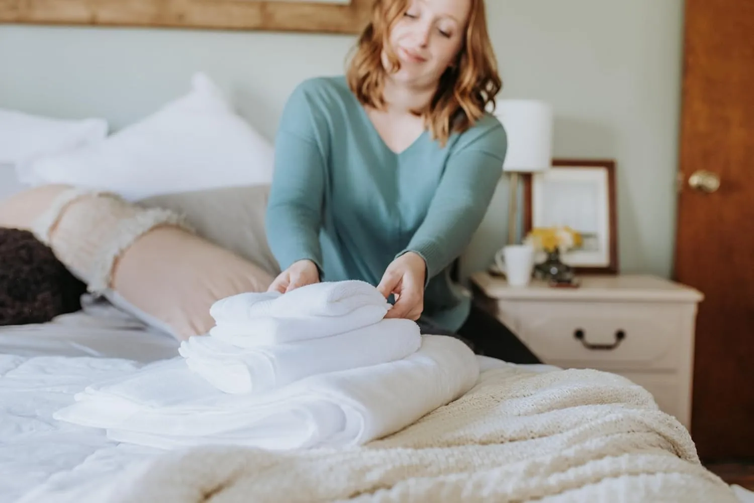 Peacock Alley Diamond 6 Piece Towel Set - Luxurious 100% Long-Staple Turkish Cotton - Soft, Absorbent & Fast Drying, White