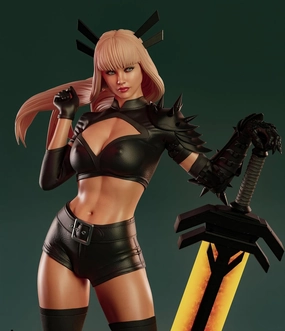 Perfect Magik(Illyana Rasputina) 40 cm Figure/Statue, SLA/Pla Printed,Painted,Action Figure,colletible